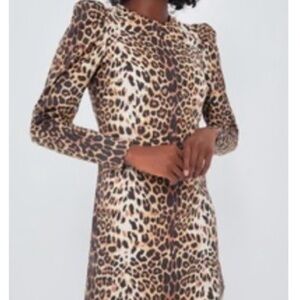 Tuckernuck India Hicks Leopard Print Long Sleeve Dress